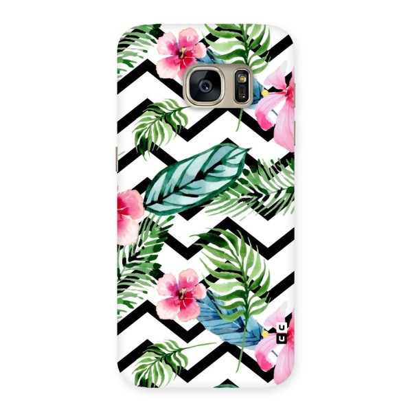 Modern Flowers Back Case for Galaxy S7