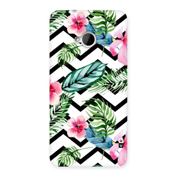 Modern Flowers Back Case for HTC One M7
