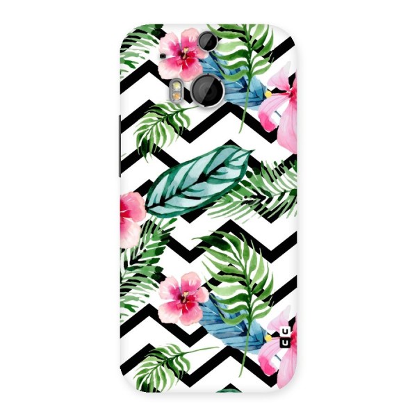 Modern Flowers Back Case for HTC One M8