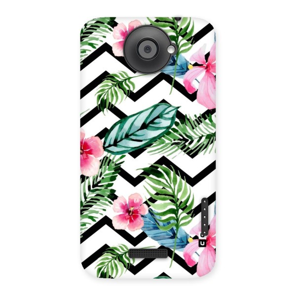 Modern Flowers Back Case for HTC One X