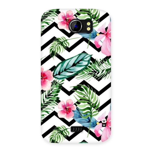 Modern Flowers Back Case for Micromax Canvas 2 A110