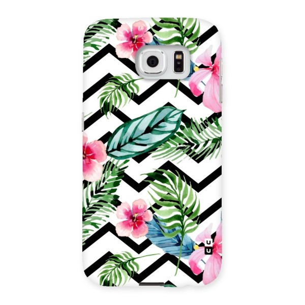 Modern Flowers Back Case for Samsung Galaxy S6