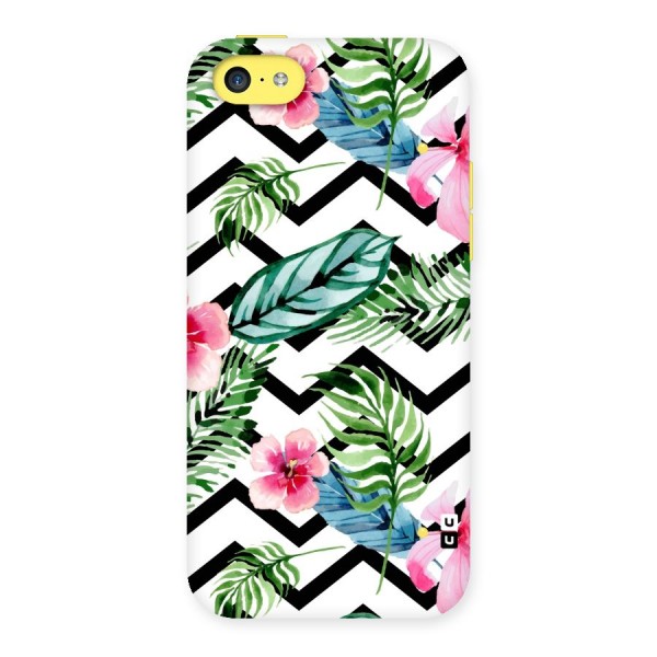 Modern Flowers Back Case for iPhone 5C