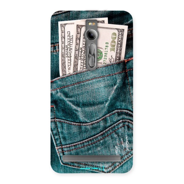Money in Jeans Back Case for Asus Zenfone 2