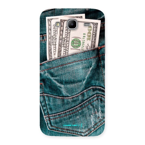 Money in Jeans Back Case for Galaxy Mega 5.8