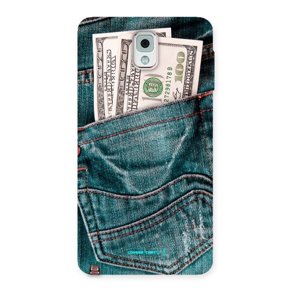 Money in Jeans Back Case for Galaxy Note 3
