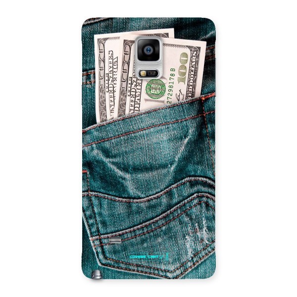 Money in Jeans Back Case for Galaxy Note 4