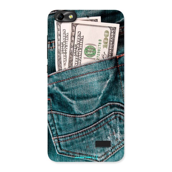 Money in Jeans Back Case for Honor 4C