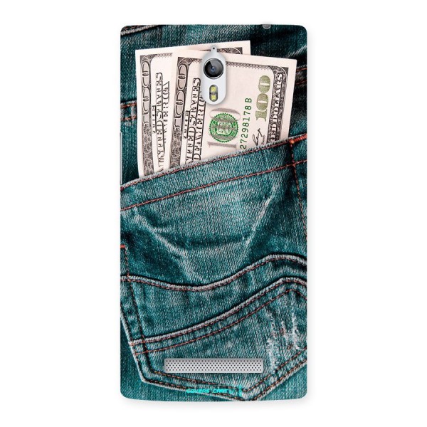 Money in Jeans Back Case for Oppo Find 7