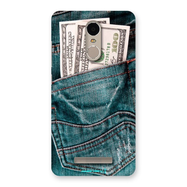Money in Jeans Back Case for Xiaomi Redmi Note 3