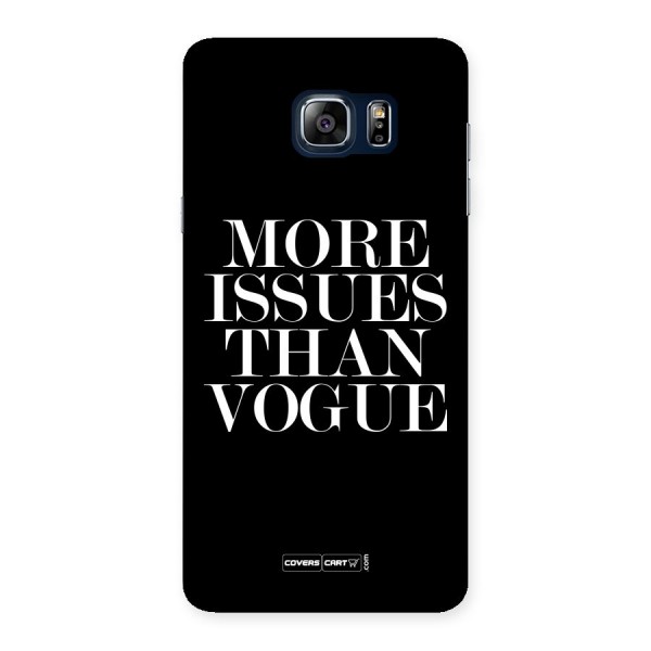 More Issues than Vogue (Black) Back Case for Galaxy Note 5