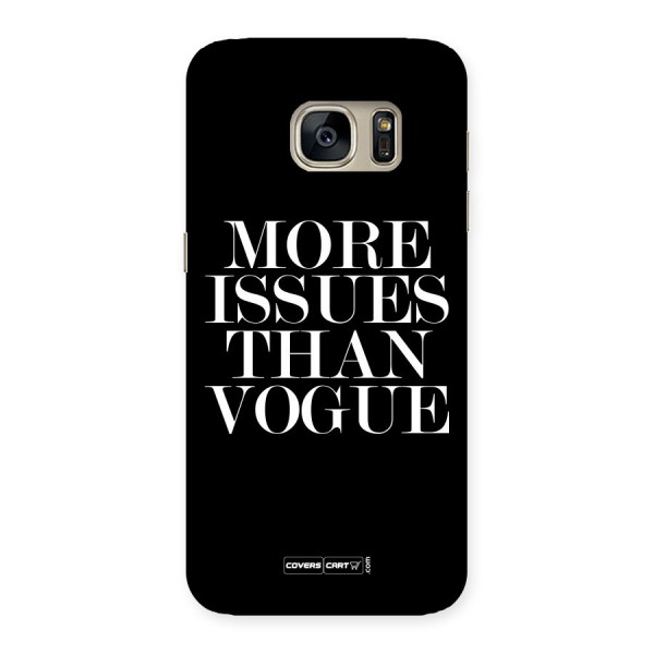 More Issues than Vogue (Black) Back Case for Galaxy S7