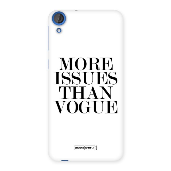 More Issues than Vogue (White) Back Case for HTC Desire 820