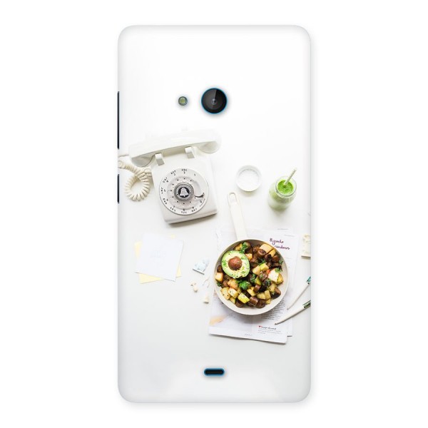Morning Breakfast Back Case for Lumia 540