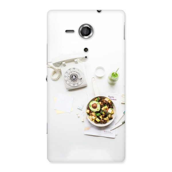 Morning Breakfast Back Case for Sony Xperia SP