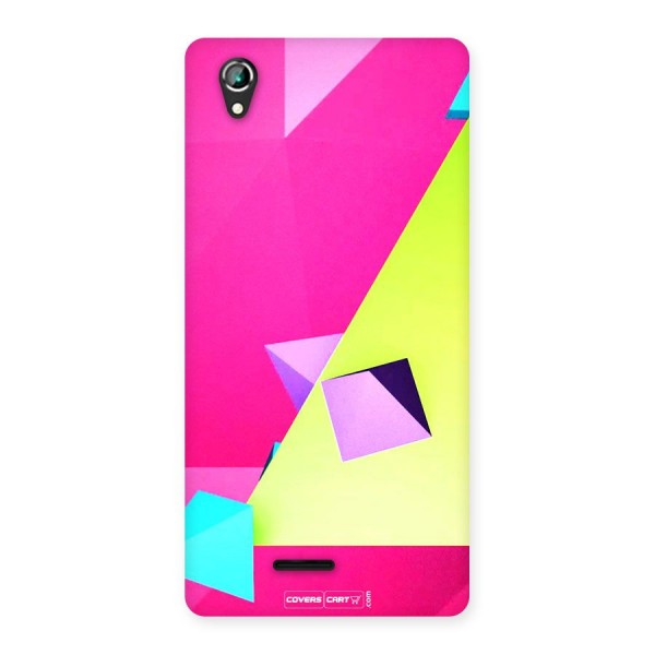 Motion Triangles Back Case for Lava Iris 800