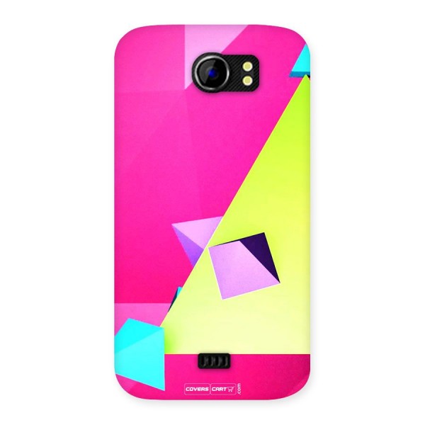 Motion Triangles Back Case for Micromax Canvas 2 A110