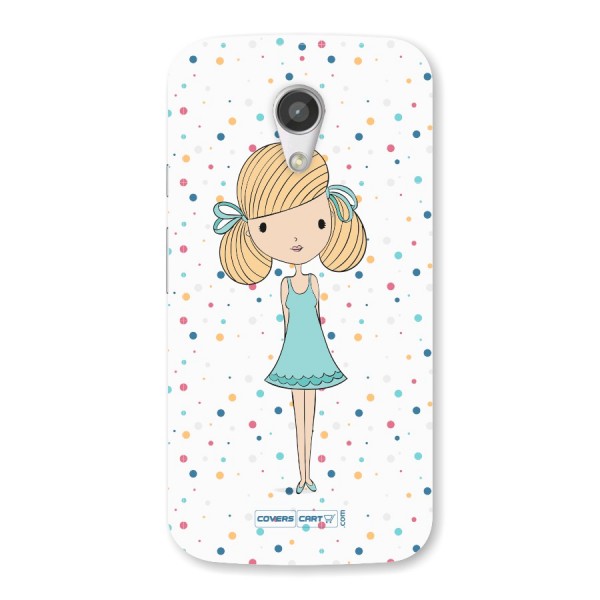 Cute Girl Back Case for Moto G2