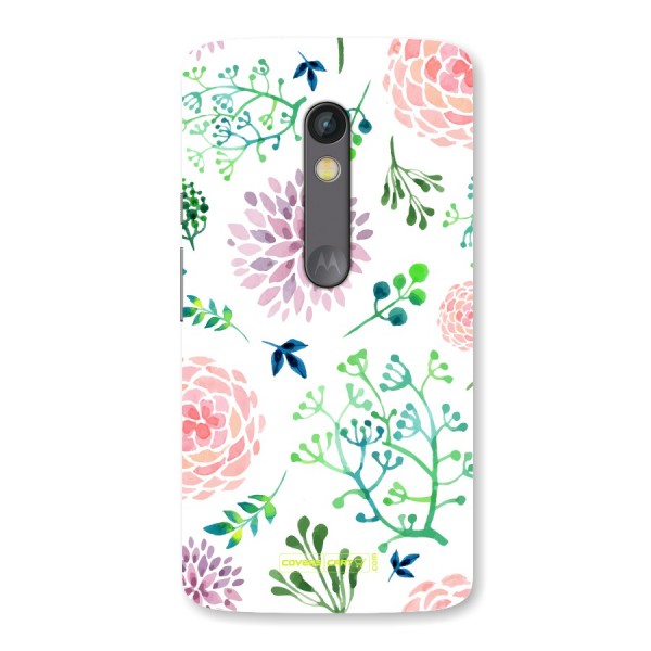 Fresh Floral Back Case for Moto X Play