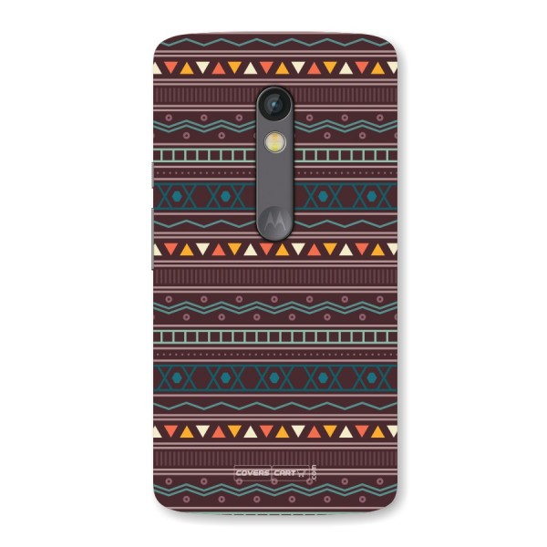 Classic Aztec Pattern Back Case for Moto X Play