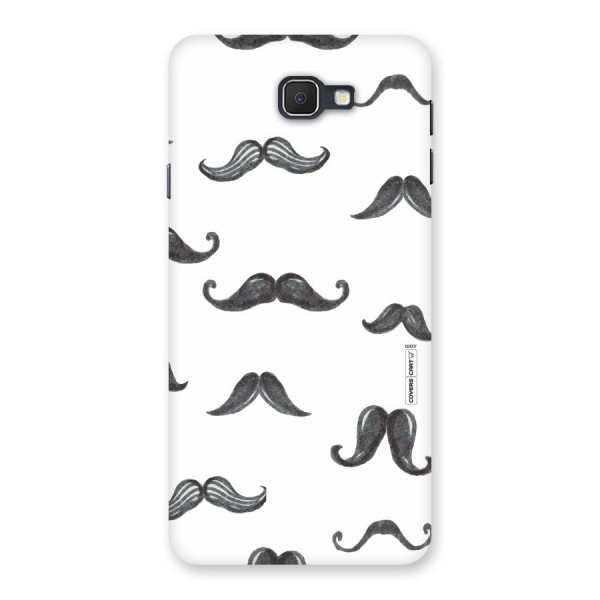 Moustache Pattern (Black) Back Case for Samsung Galaxy J7 Prime