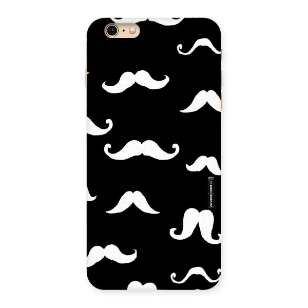Moustache Pattern (White) Back Case for iPhone 6 Plus 6S Plus