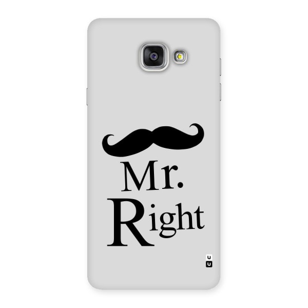 Mr. Right. Back Case for Galaxy A7 2016