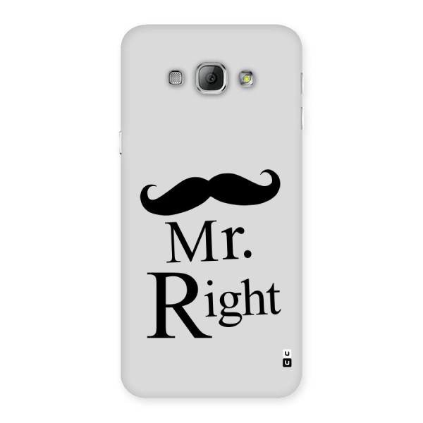 Mr. Right. Back Case for Galaxy A8