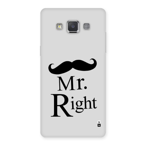 Mr. Right. Back Case for Galaxy Grand 3
