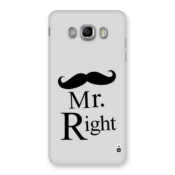 Mr. Right. Back Case for Samsung Galaxy J5 2016