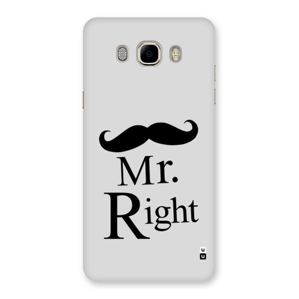 Mr. Right. Back Case for Samsung Galaxy J7 2016