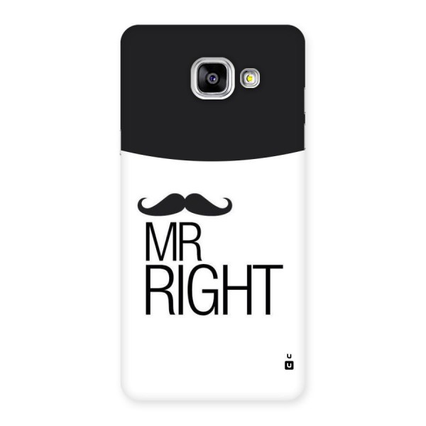 Mr. Right Moustache Back Case for Galaxy A5 2016