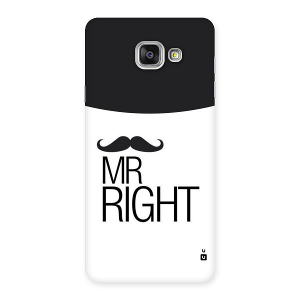 Mr. Right Moustache Back Case for Galaxy A7 2016