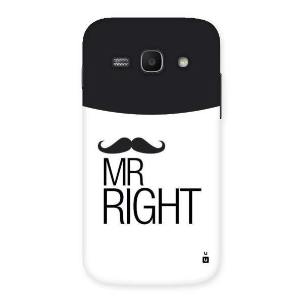 Mr. Right Moustache Back Case for Galaxy Ace 3