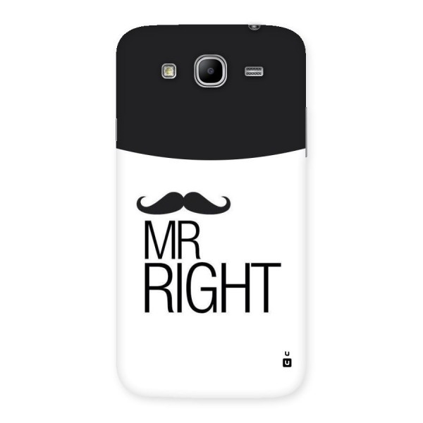 Mr. Right Moustache Back Case for Galaxy Mega 5.8