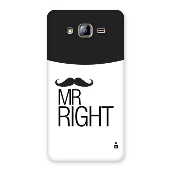 Mr. Right Moustache Back Case for Galaxy On5