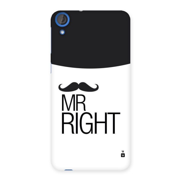 Mr. Right Moustache Back Case for HTC Desire 820s