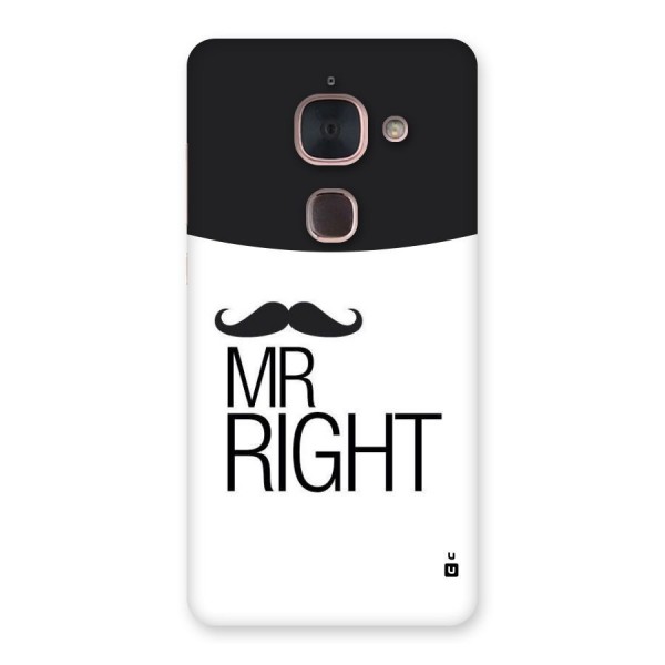 Mr. Right Moustache Back Case for Le Max 2