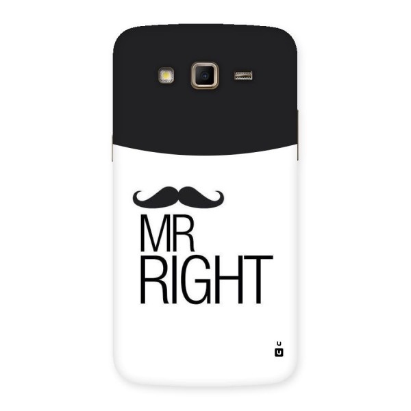 Mr. Right Moustache Back Case for Samsung Galaxy Grand 2