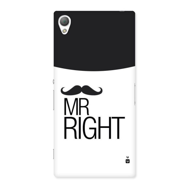Mr. Right Moustache Back Case for Sony Xperia Z3