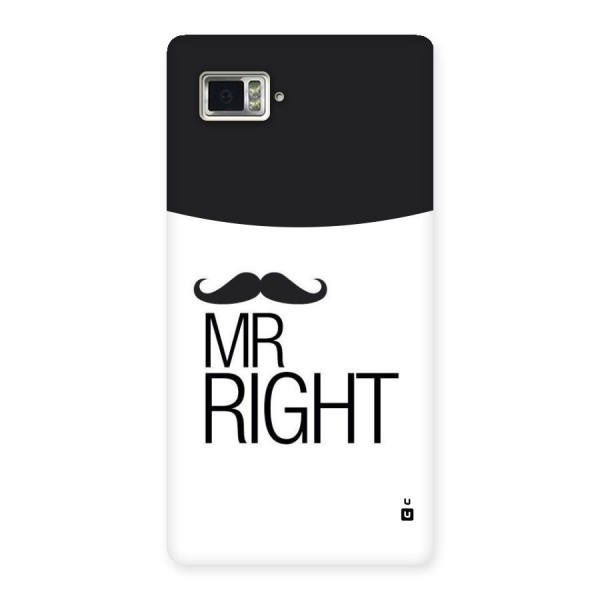Mr. Right Moustache Back Case for Vibe Z2 Pro K920