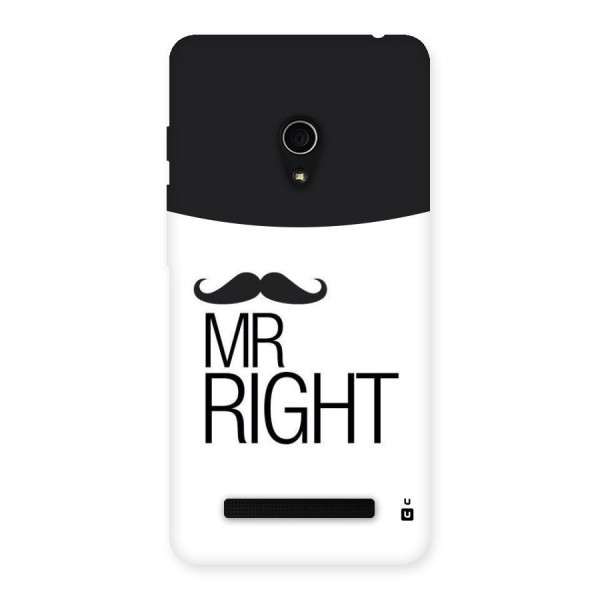 Mr. Right Moustache Back Case for Zenfone 5