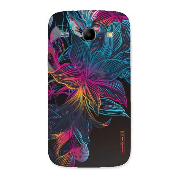 Multi-Colour Flowers Back Case for Galaxy Core