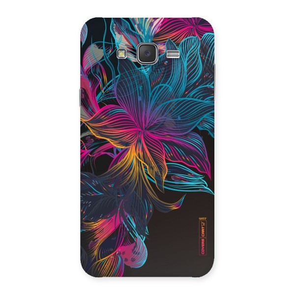 Multi-Colour Flowers Back Case for Galaxy J7