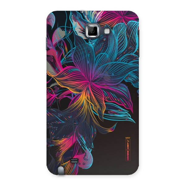 Multi-Colour Flowers Back Case for Galaxy Note