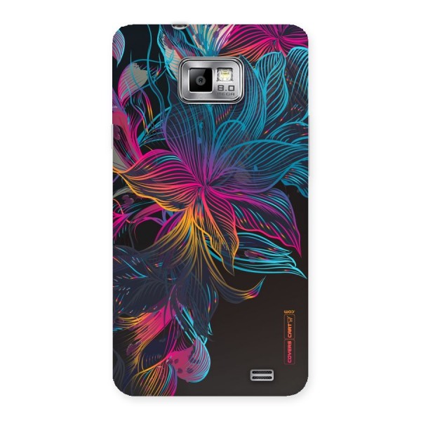 Multi-Colour Flowers Back Case for Galaxy S2