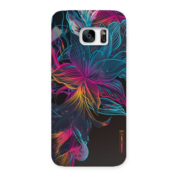 Multi-Colour Flowers Back Case for Galaxy S7 Edge