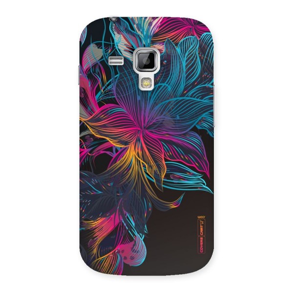 Multi-Colour Flowers Back Case for Galaxy S Duos