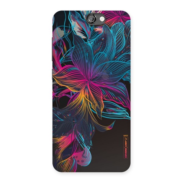 Multi-Colour Flowers Back Case for HTC One A9