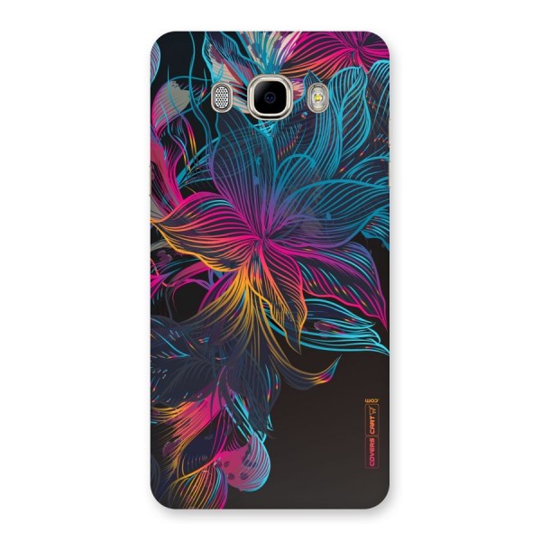 Multi-Colour Flowers Back Case for Samsung Galaxy J7 2016